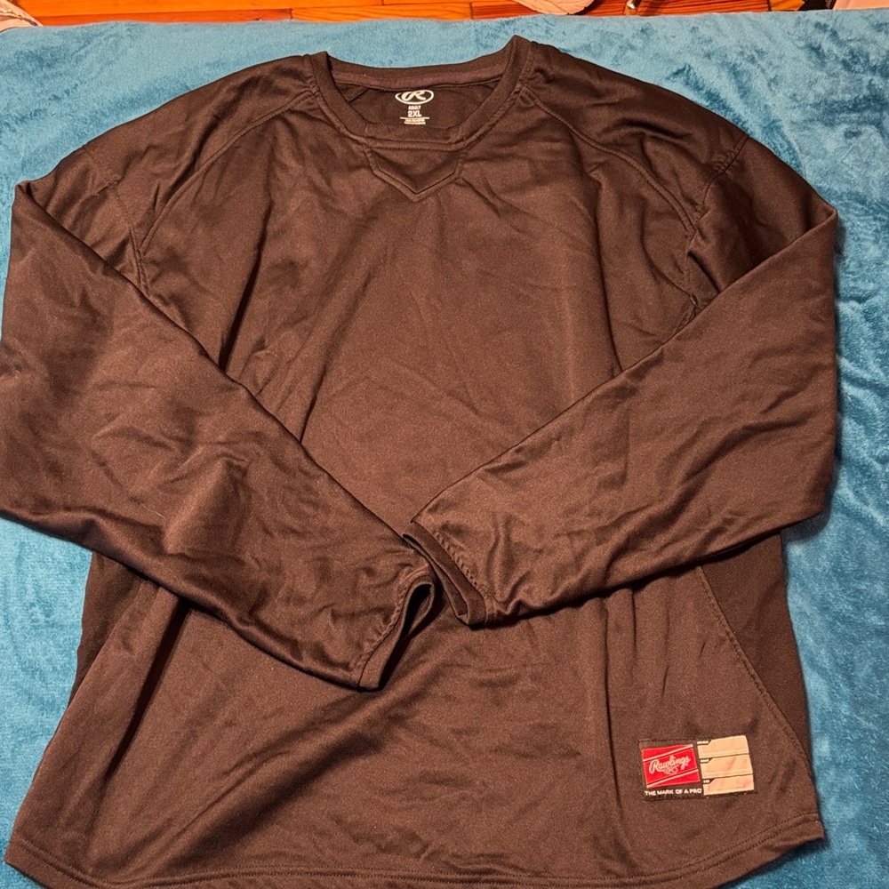 Rawlings Black Long Sleeve Men's Shirt